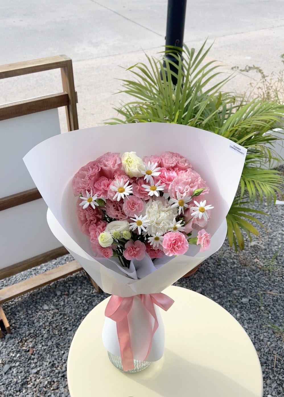 White lily floral display